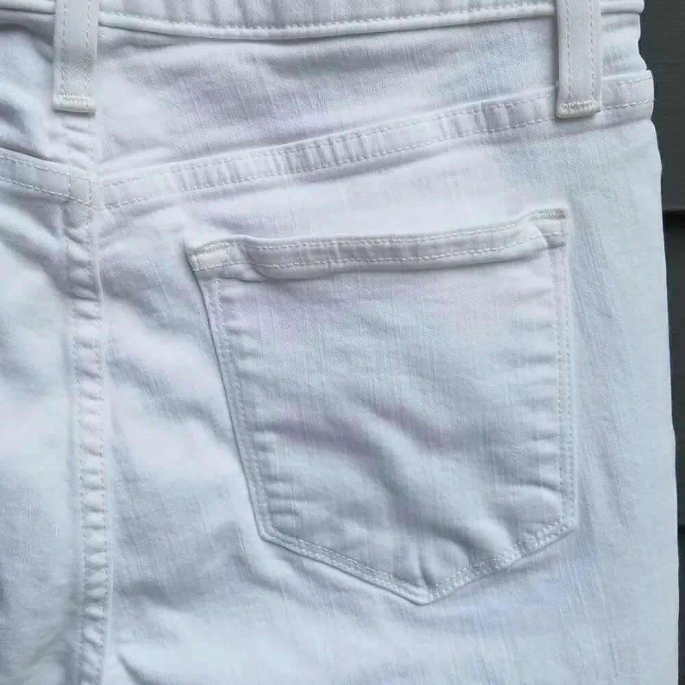J Crew White Lookout High Rise Skinny Crop Jeans size 29